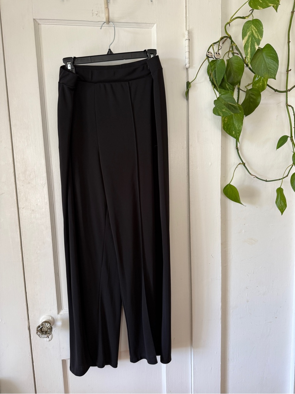 H&M Black Wide-Leg Women's Pants